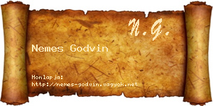 Nemes Godvin névjegykártya